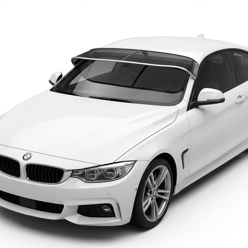 บังแดดกระจกหน้าแบบตาข่ายพรีเมียม สำหรับ BMW 435i (2014 - 2016) - 1