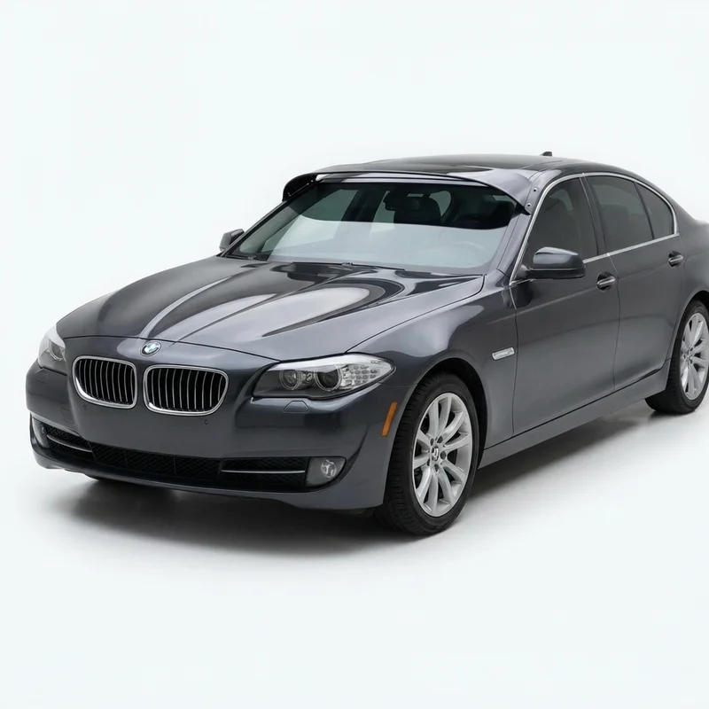 Tinted Acrylic Windscreen Sunvisor for BMW 528i xDrive (2009 - 2016) - 1