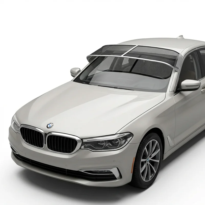 Premium Mesh Windscreen Sunvisor for BMW 530i (1975 - 2023) - 1