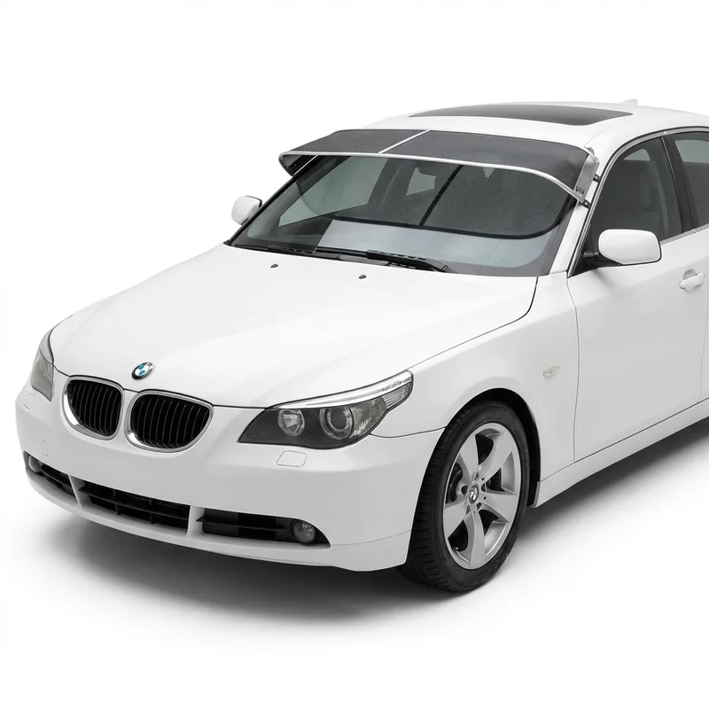 Premium Mesh Windscreen Sunvisor for BMW 535xi (2008 - 2008) - 1