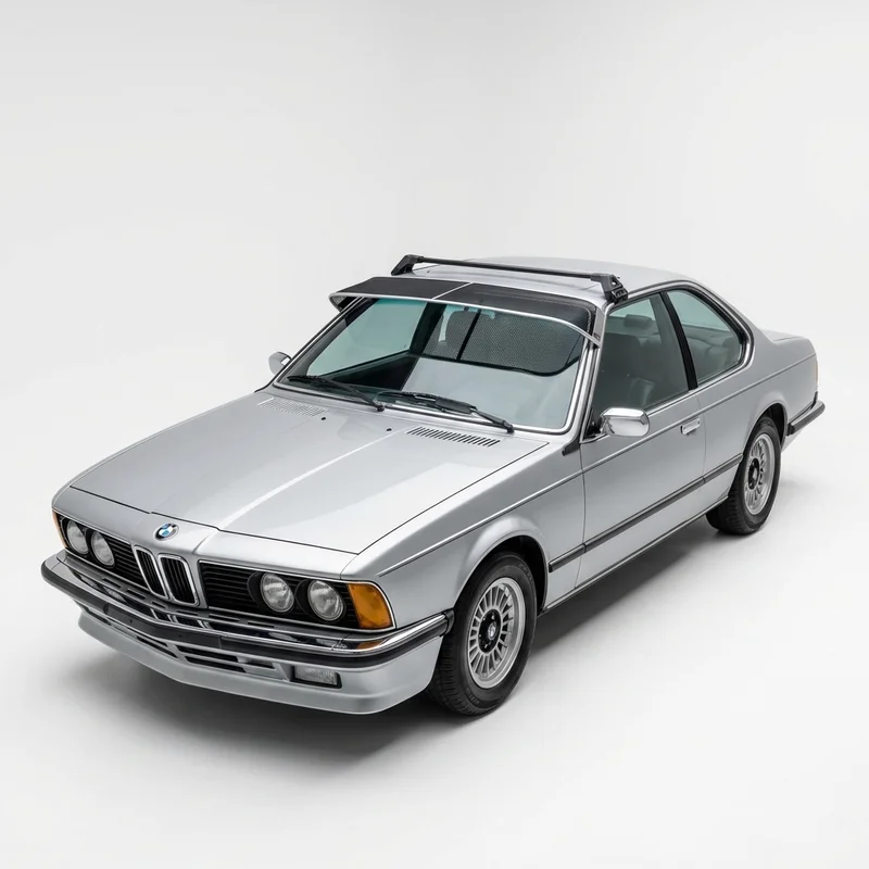 Premium Mesh Windscreen Sunvisor for BMW 630CSi (1977 - 1977) - 1