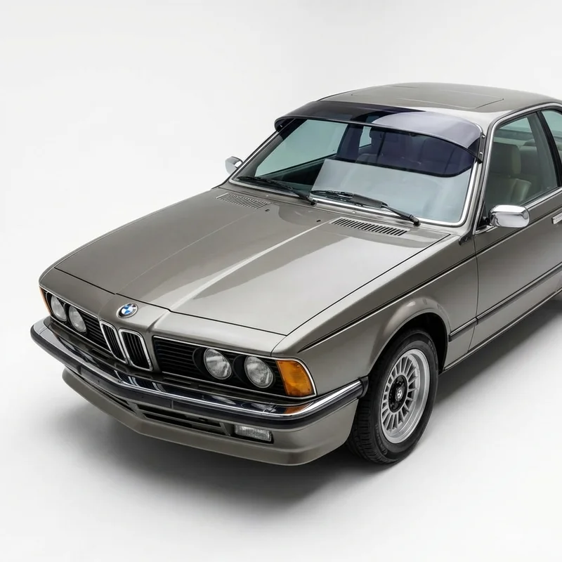 Tinted Acrylic Windscreen Sunvisor for BMW 633CSi (1978 - 1984) - 1