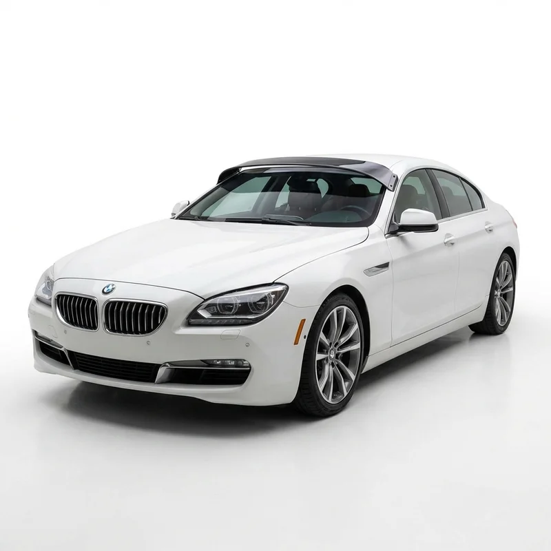 Tinted Acrylic Windscreen Sunvisor for BMW 640i Gran Coupe (2013 - 2019) - 1