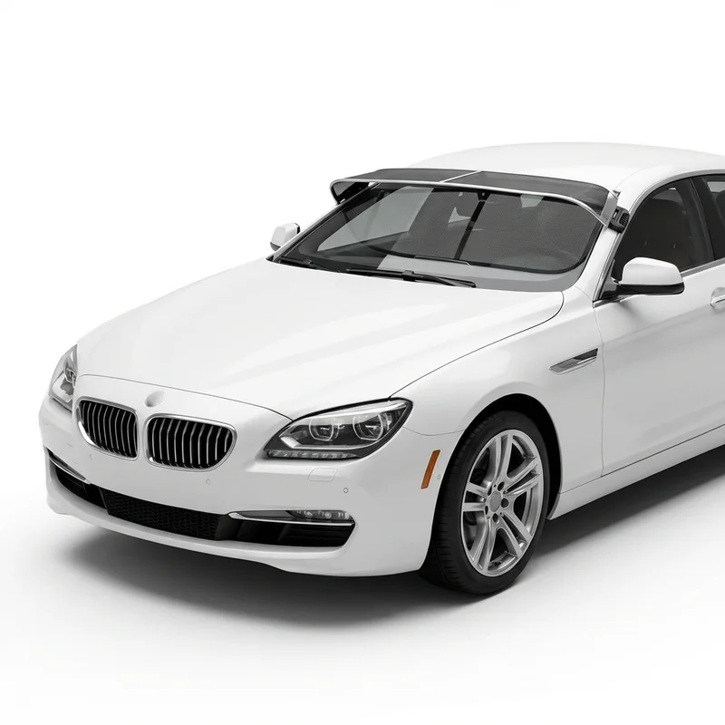 บังแดดกระจกหน้าแบบตาข่ายพรีเมียม สำหรับ BMW 640i (2012 - 2018) - 1