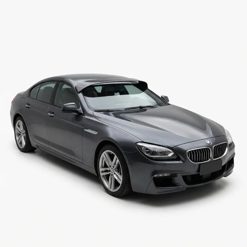 Tinted Acrylic Windscreen Sunvisor for BMW 640i xDrive Gran Coupe (2014 - 2019) - 1
