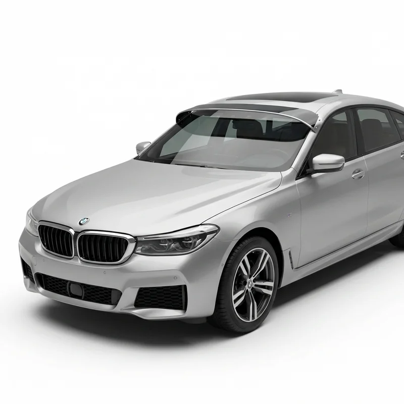 Tinted Acrylic Windscreen Sunvisor for BMW 640i xDrive Gran Turismo (2018 - 2019) - 1