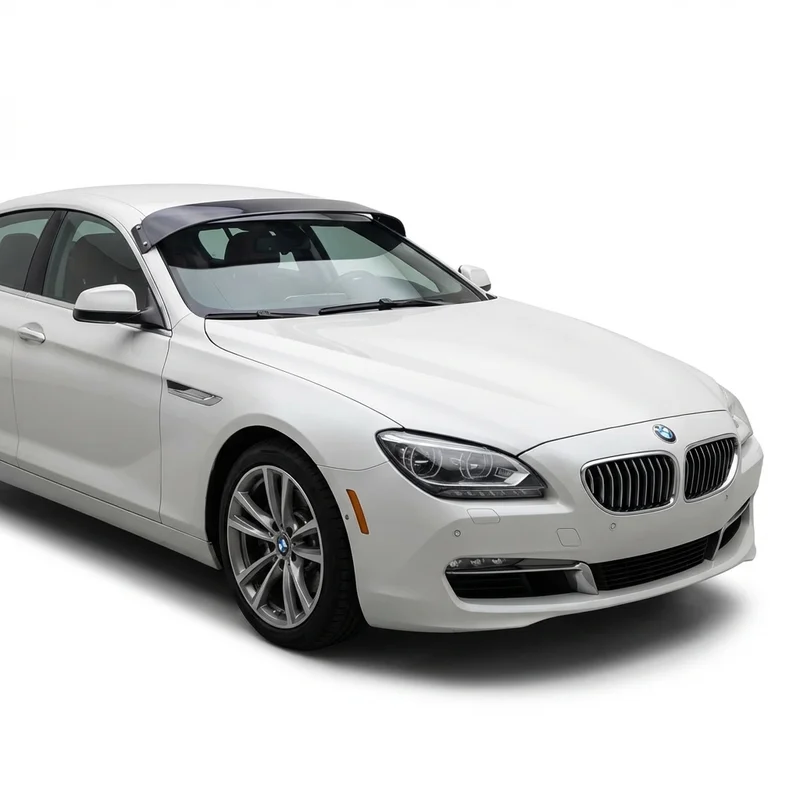 Tinted Acrylic Windscreen Sunvisor for BMW 640i xDrive (2014 - 2018) - 1