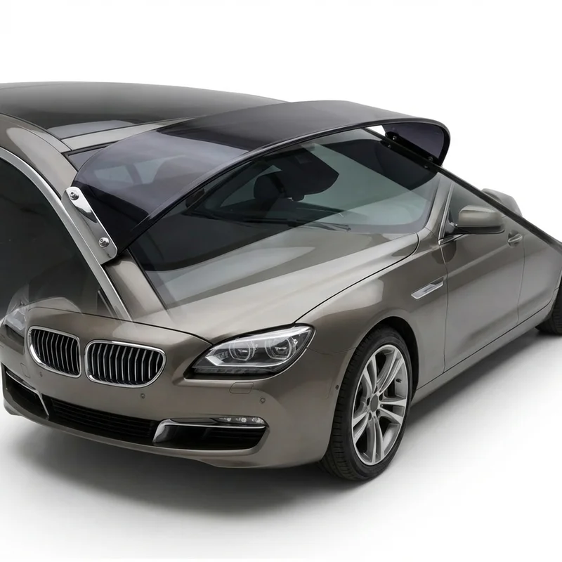 Tinted Acrylic Windscreen Sunvisor for BMW 650i Gran Coupe (2013 - 2019) - 1