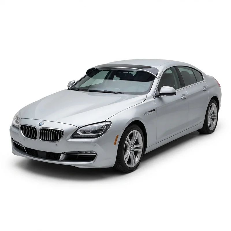 Tinted Acrylic Windscreen Sunvisor for BMW 650i xDrive Gran Coupe (2013 - 2019) - 1