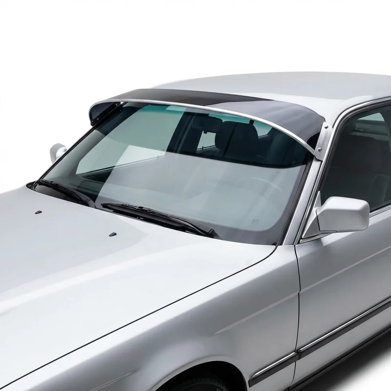 Tinted Acrylic Windscreen Sunvisor for BMW 735i (1985 - 1992) - 1