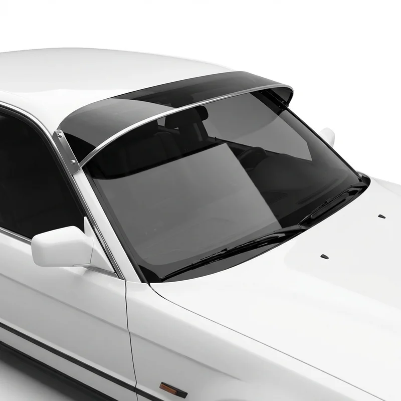 Tinted Acrylic Windscreen Sunvisor for BMW 735iL (1988 - 1992) - 1