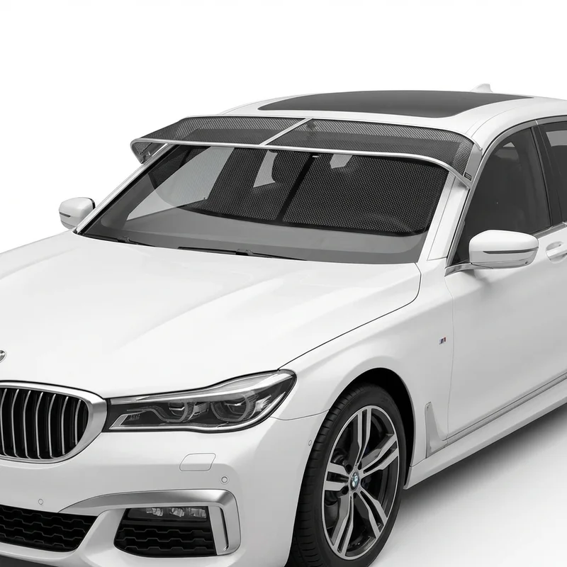 Prémiová síťová sluneční clona pro BMW 740i xDrive (2017 - 2022) - 1