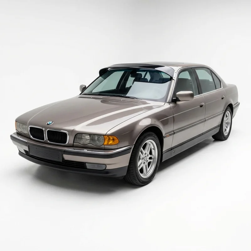 Tinted Acrylic Windscreen Sunvisor for BMW 740iL (1993 - 2001) - 1