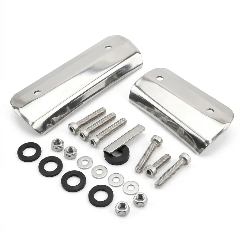Stainless Steel Mounting Bracket Kit for BMW 740Ld xDrive (2015 - 2015) - 1