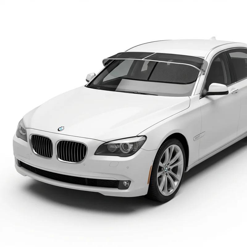 Premium Mesh Windscreen Sunvisor for BMW 740Li (2011 - 2015) - 1