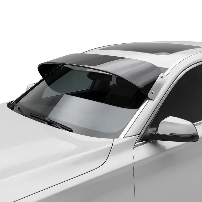 Tinted Acrylic Windscreen Sunvisor for BMW 740Li (2011 - 2015) - 1