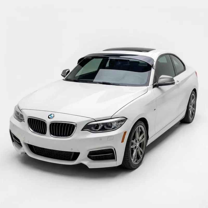 บังแดดกระจกหน้าอะคริลิกสีชา สำหรับ BMW M240i xDrive (2017 - 2023) - 1