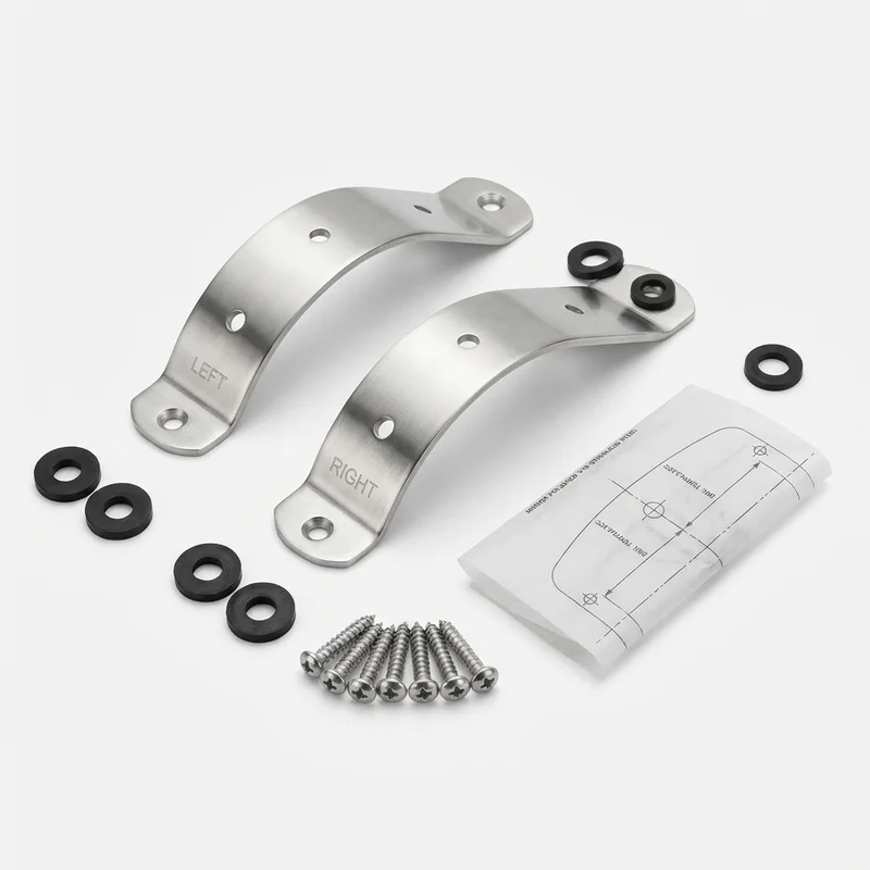 Stainless Steel Mounting Bracket Kit for BMW M440i (2021 - 2023) - 1