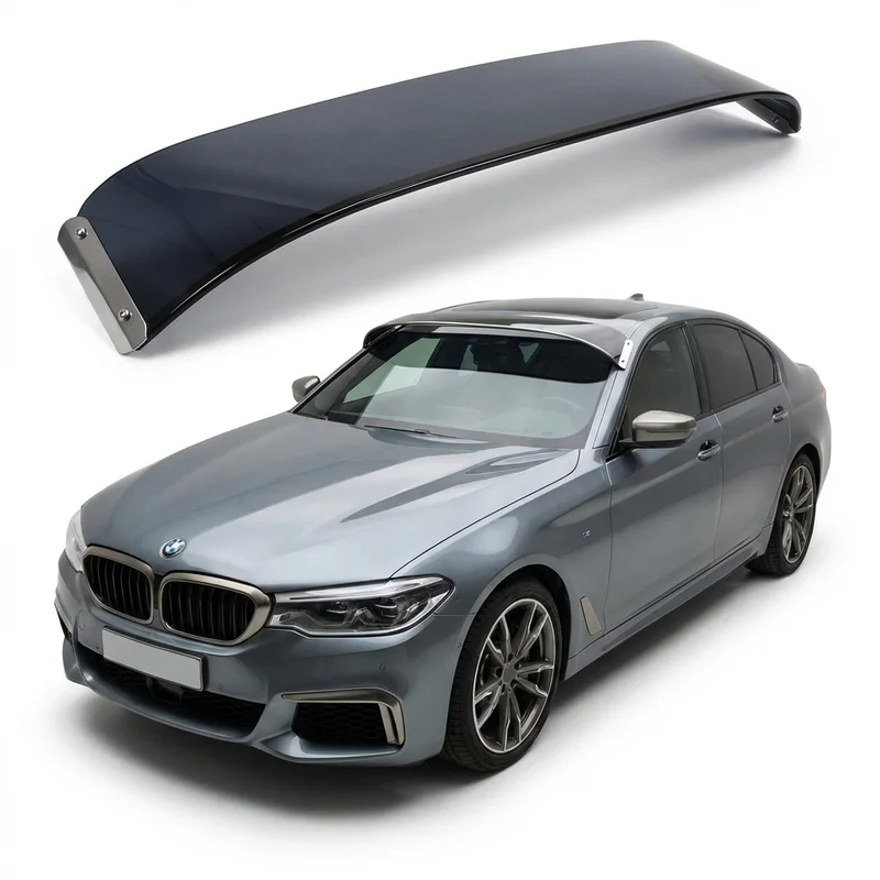 บังแดดกระจกหน้าอะคริลิกสีชา สำหรับ BMW M550i xDrive (2018 - 2023) - 1