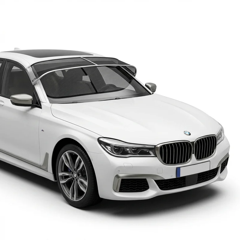 Premium Mesh-Sonnenschutzblende für BMW M760Li xDrive (2017 - 2022) - 1