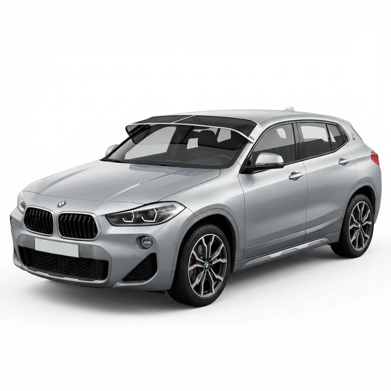 Premium Mesh-Solskærm til Forrude til BMW X2 (2018 - 2025) - 1