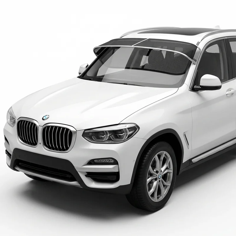 Premium Mesh Windscreen Sunvisor for BMW X3 (2004 - 2024) - 1