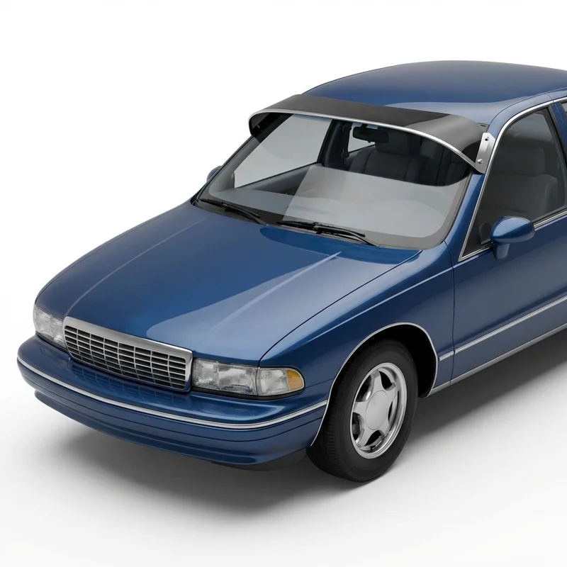 Tinted Acrylic Windscreen Sunvisor for Buick Roadmaster (1957 - 1996) - 1