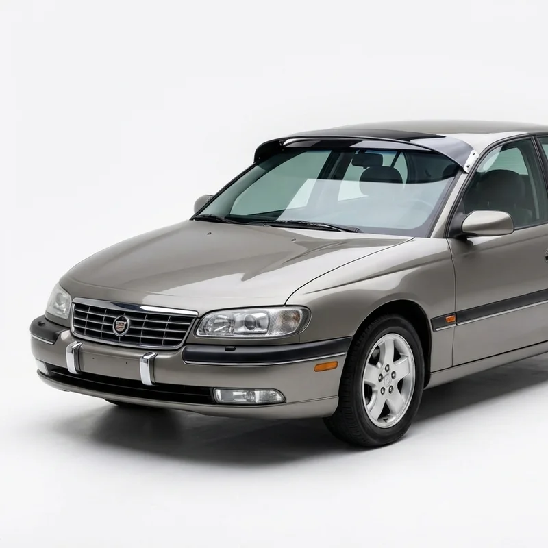 Tinted Acrylic Windscreen Sunvisor for Cadillac Catera (1997 - 2001) - 1