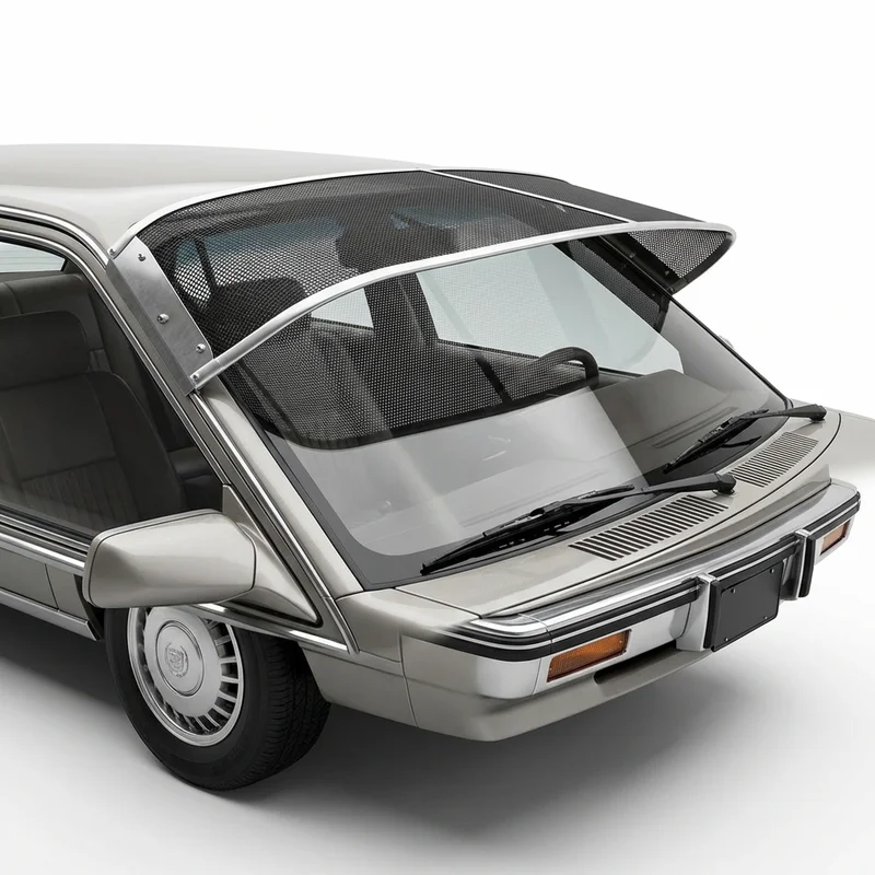 Premium mesh-vindrutsolskydd för Cadillac Cimarron (1982 - 1988) - 1