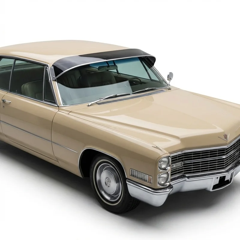 Tinted Acrylic Windscreen Sunvisor for Cadillac DeVille (1957 - 2005) - 1