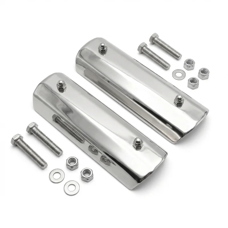 Stainless Steel Mounting Bracket Kit for Cadillac Series 75 Fleetwood (1957 - 1964) - 1