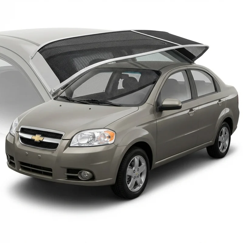Premium Mesh Windscreen Sunvisor for Chevrolet Aveo (2004 - 2021) - 1