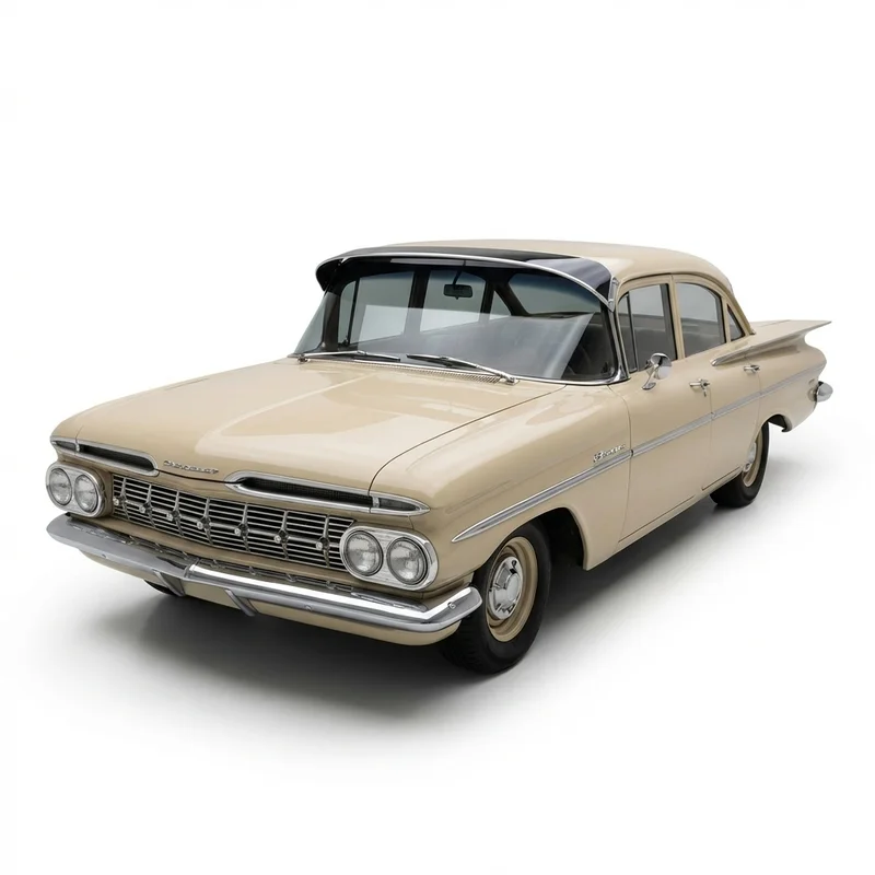 Tinted Acrylic Windscreen Sunvisor for Chevrolet Biscayne (1958 - 1972) - 1
