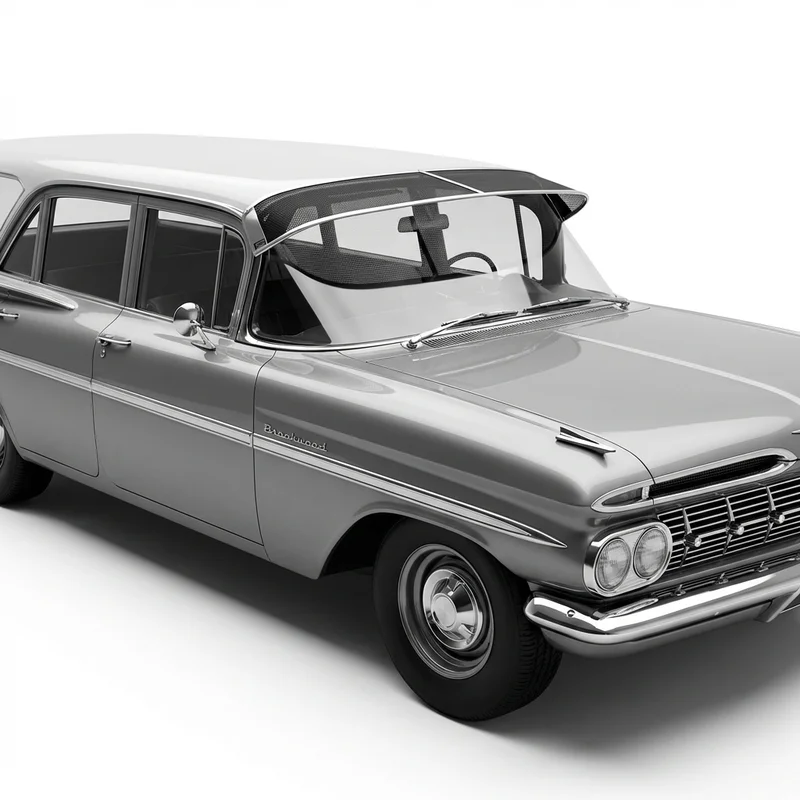 Premium Mesh Windscreen Sunvisor for Chevrolet Brookwood (1958 - 1972) - 1