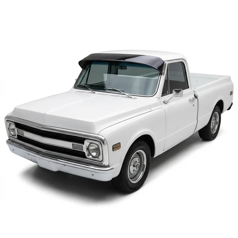 Tinted Acrylic Windscreen Sunvisor for Chevrolet C10 Pickup (1960 - 1974) - 1