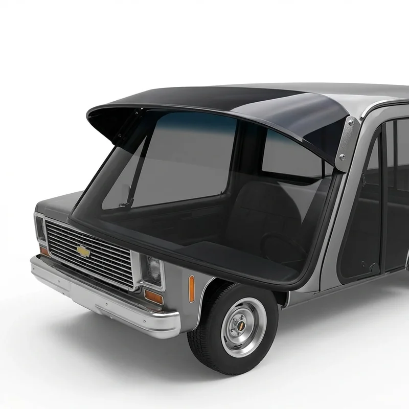 Tinted Acrylic Windscreen Sunvisor for Chevrolet C20 Pickup (1960 - 1974) - 1