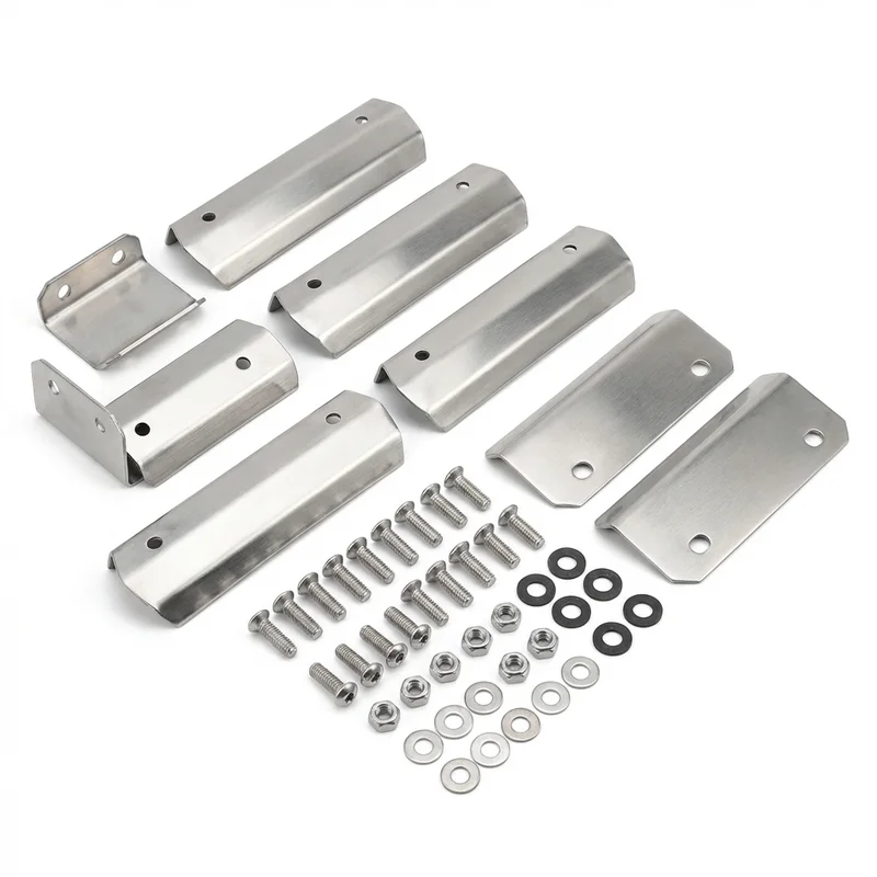 Stainless Steel Mounting Bracket Kit for Chevrolet C20 Suburban (1967 - 1986) - 1