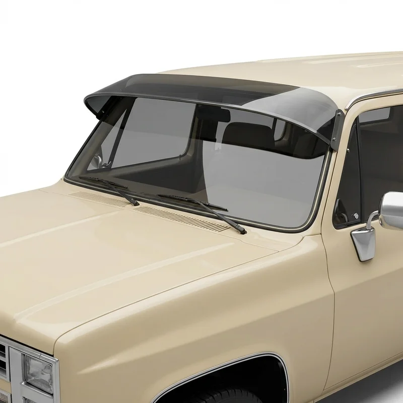 Tinted Acrylic Windscreen Sunvisor for Chevrolet C20 Suburban (1967 - 1986) - 1