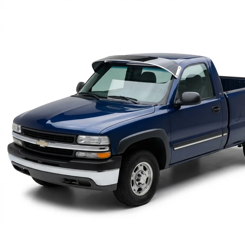 Tinted Acrylic Windscreen Sunvisor for Chevrolet C3500HD (1991 - 2002) - 1