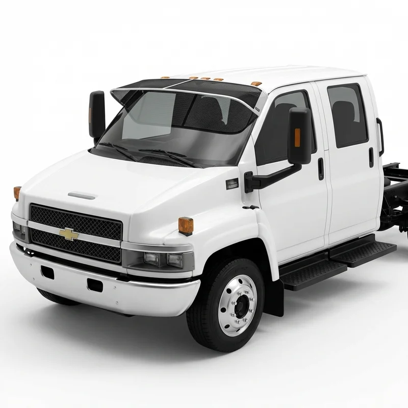 Premium Mesh Windscreen Sunvisor for Chevrolet C4500 Kodiak (2003 - 2009) - 1