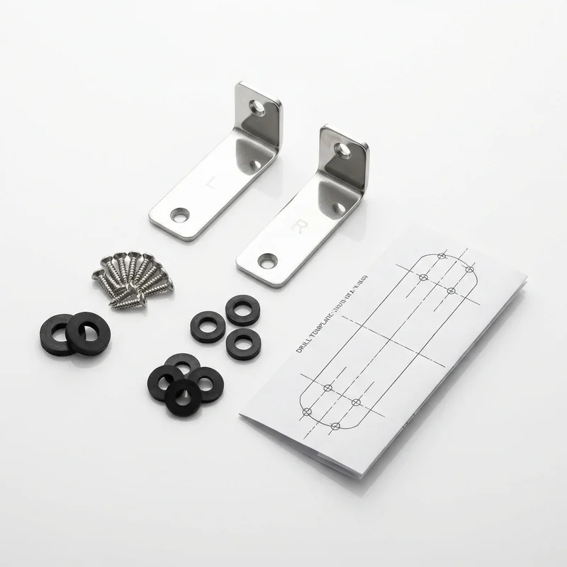 Stainless Steel Mounting Bracket Kit for Chevrolet C60 (1970 - 1990) - 1