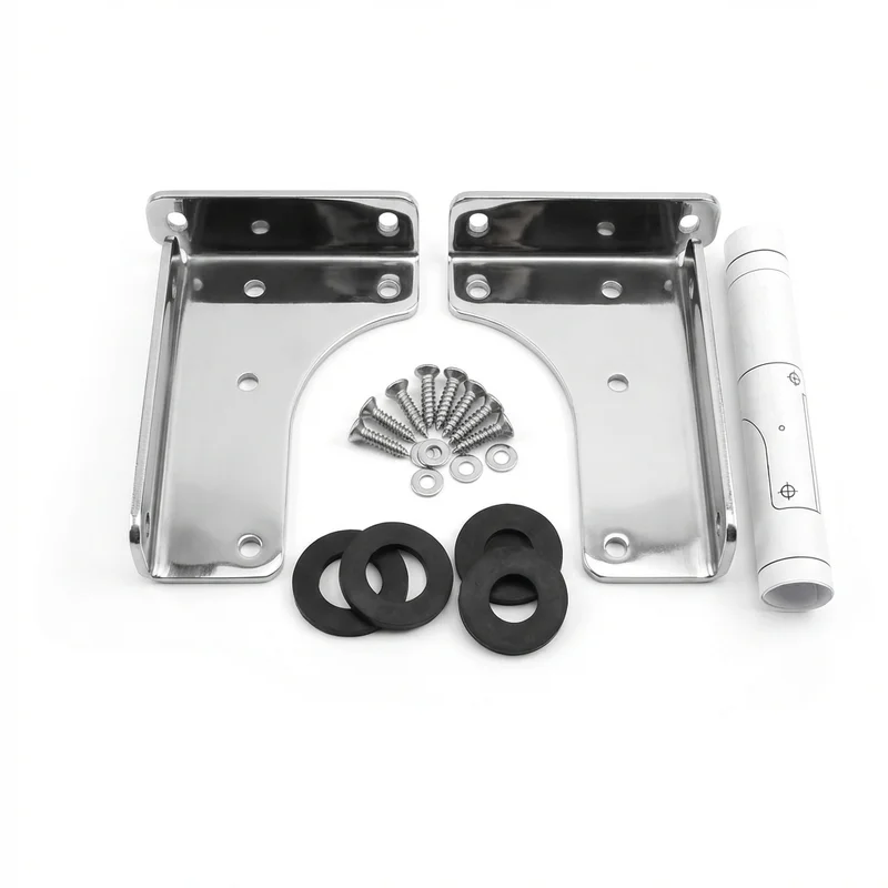 Stainless Steel Mounting Bracket Kit for Chevrolet C60 Kodiak (1990 - 1996) - 1
