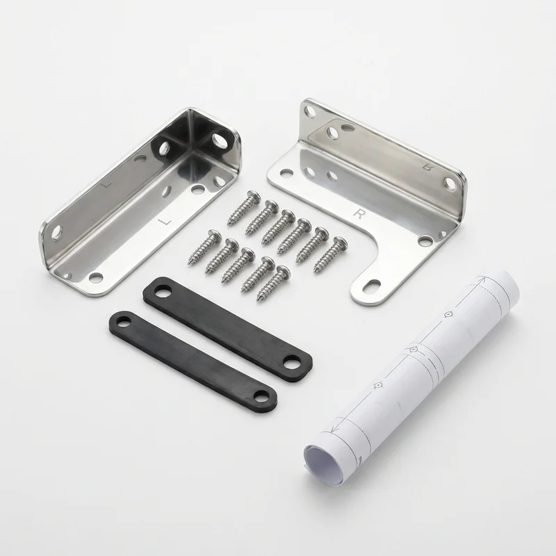 Stainless Steel Mounting Bracket Kit for Chevrolet C70 Kodiak (1990 - 1996) - 1