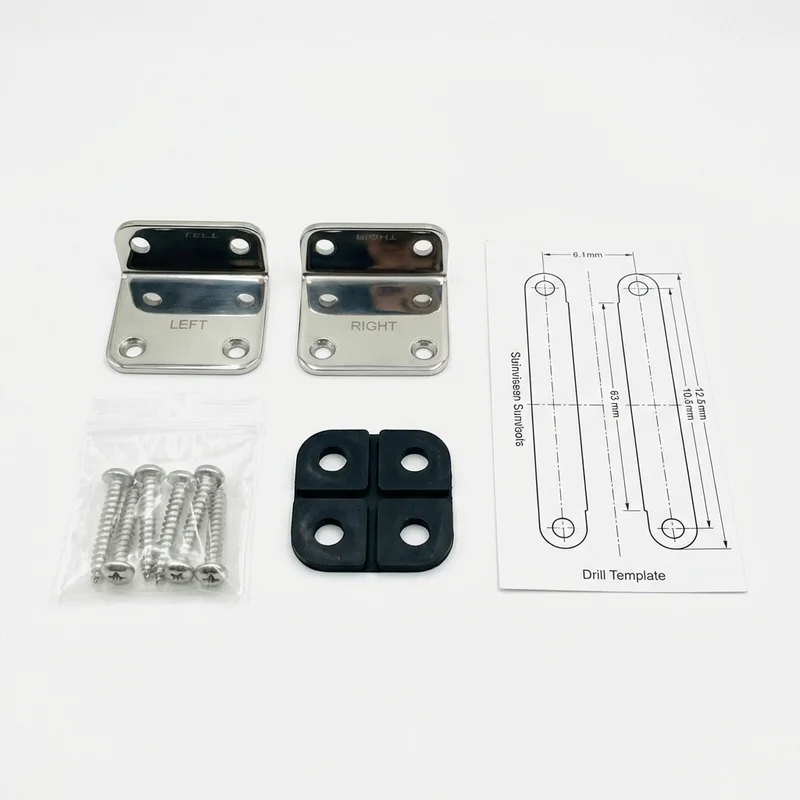 Stainless Steel Mounting Bracket Kit for Chevrolet Caprice (1968 - 2017) - 1