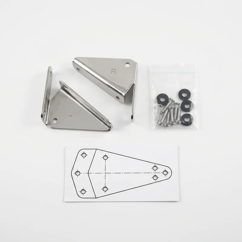 Stainless Steel Mounting Bracket Kit for Chevrolet Celebrity (1982 - 1990) - 1