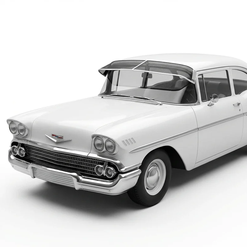 Premium Mesh Windscreen Sunvisor for Chevrolet Del Ray (1958 - 1958) - 1