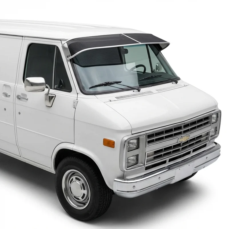 Premium Mesh Windscreen Sunvisor for Chevrolet G20 Van (1967 - 1974) - 1