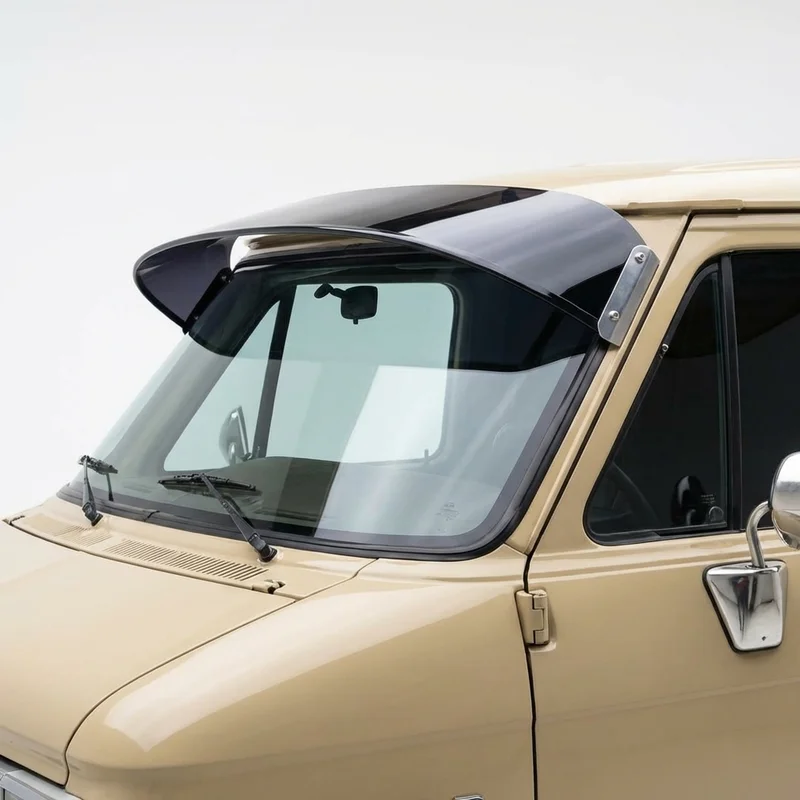 Tinted Acrylic Windscreen Sunvisor for Chevrolet G20 Van (1967 - 1974) - 1