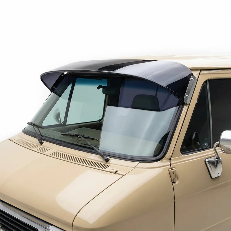 Tinted Acrylic Windscreen Sunvisor for Chevrolet G30 (1975 - 2002) - 1