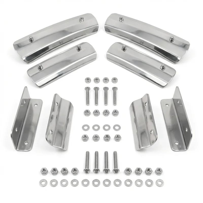 Stainless Steel Mounting Bracket Kit for Chevrolet K10 Suburban (1967 - 1986) - 1